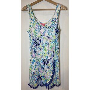 Lilly Pulitzer Jarrett Romper Shell Beach Purple Blue Green Small S